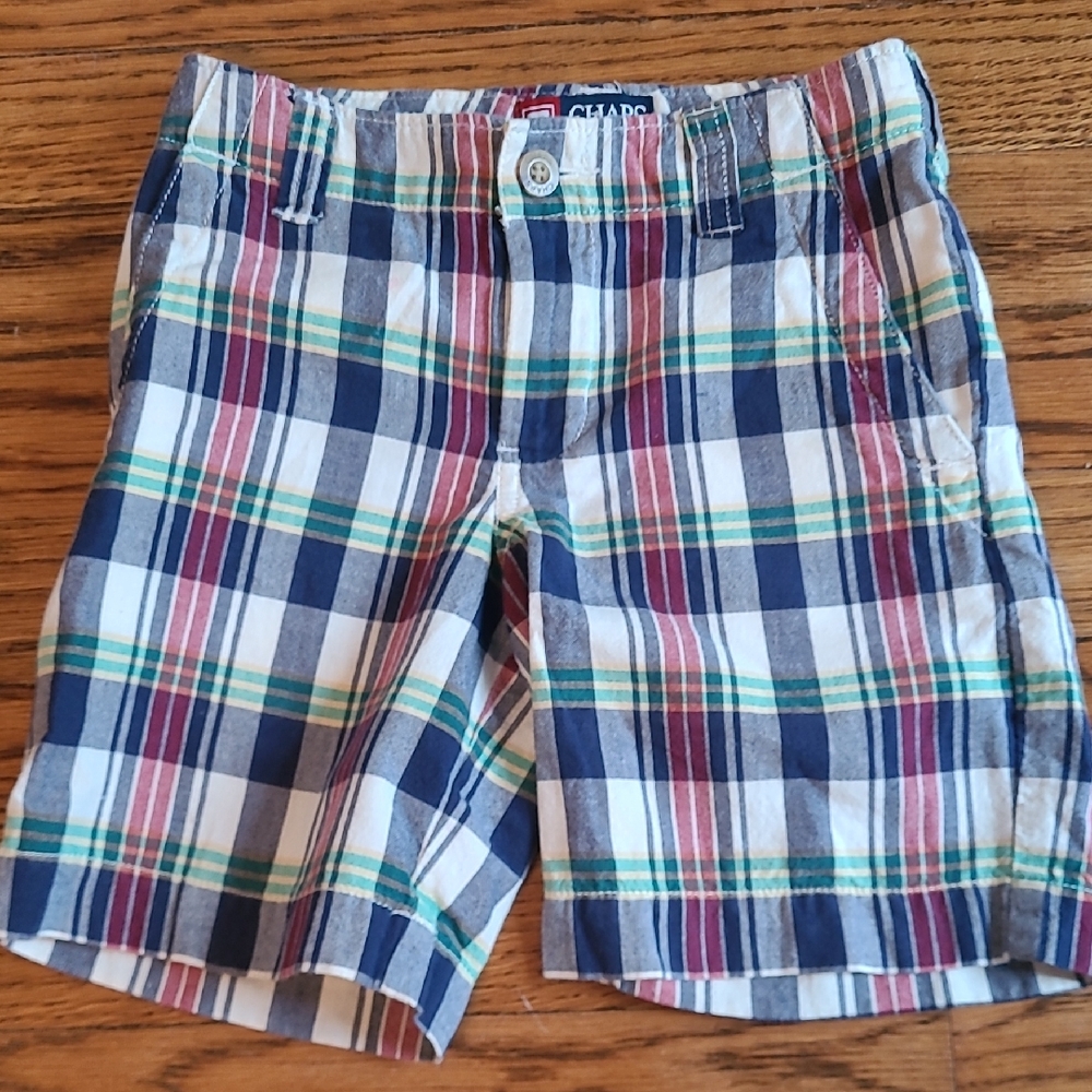 Chaps Boys Plaid Shorts - Multicolor